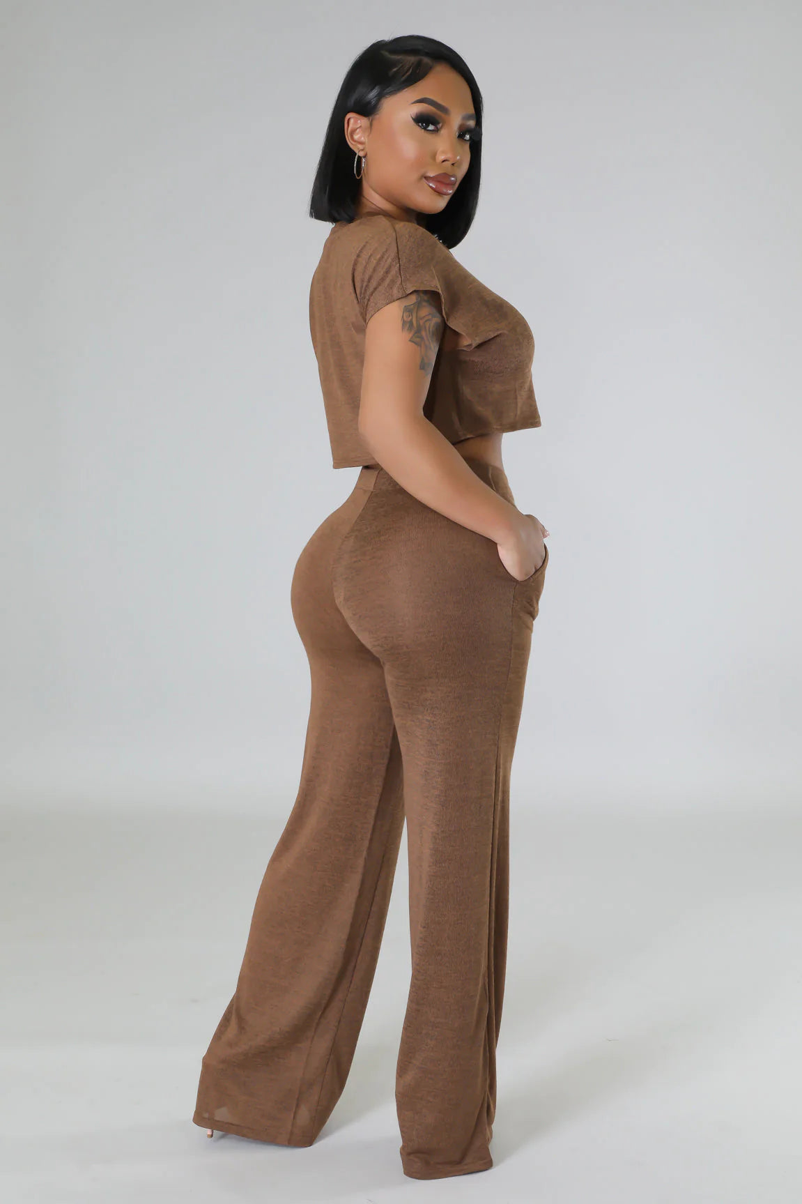 Southern Comfort Pant Set Mocha - Ali’s Couture