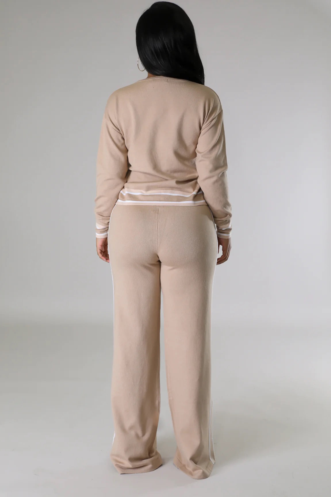Micella Pant Set Khaki - Ali’s Couture
