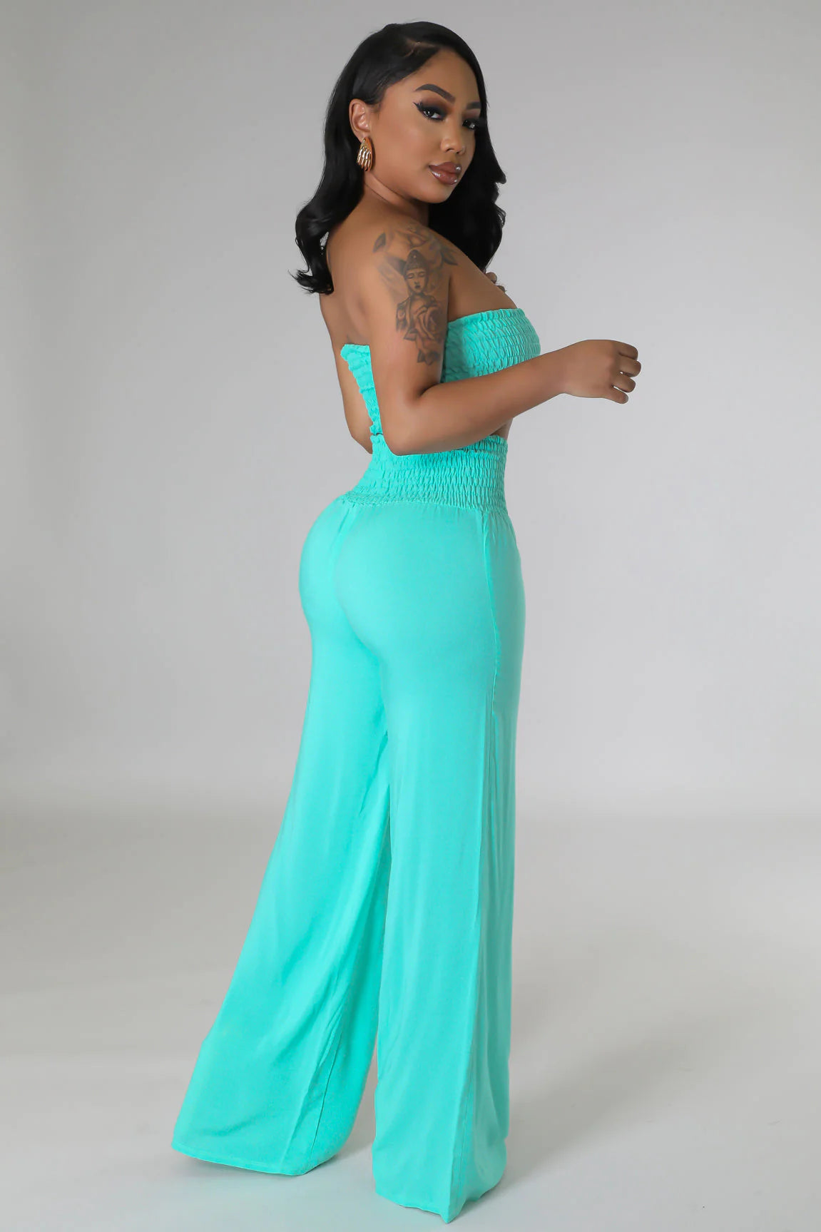 Sail Away Pant Set Seafoam - Ali’s Couture