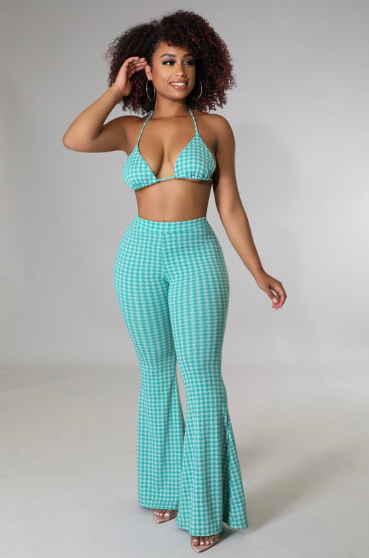 Barbie Dream Pant Set Green - Ali’s Couture