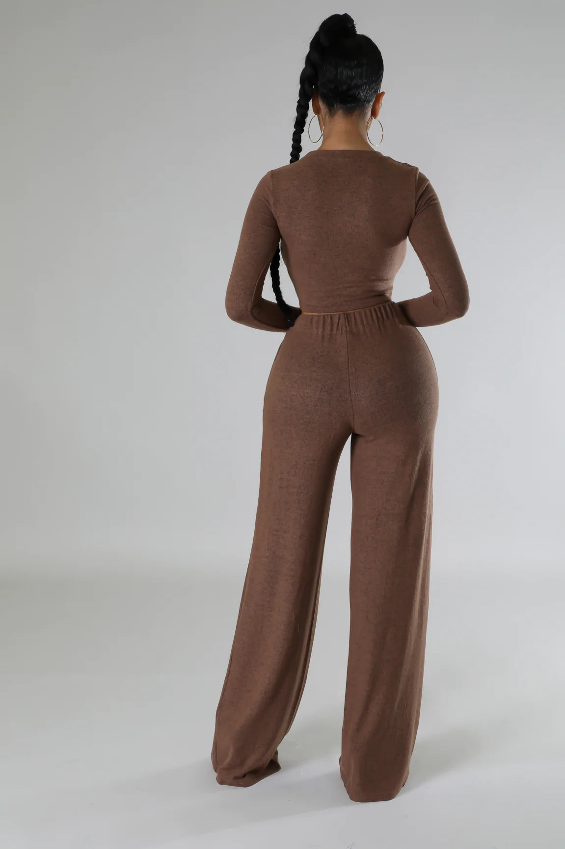 Big On Comfort Pant Set Mocha - Ali’s Couture