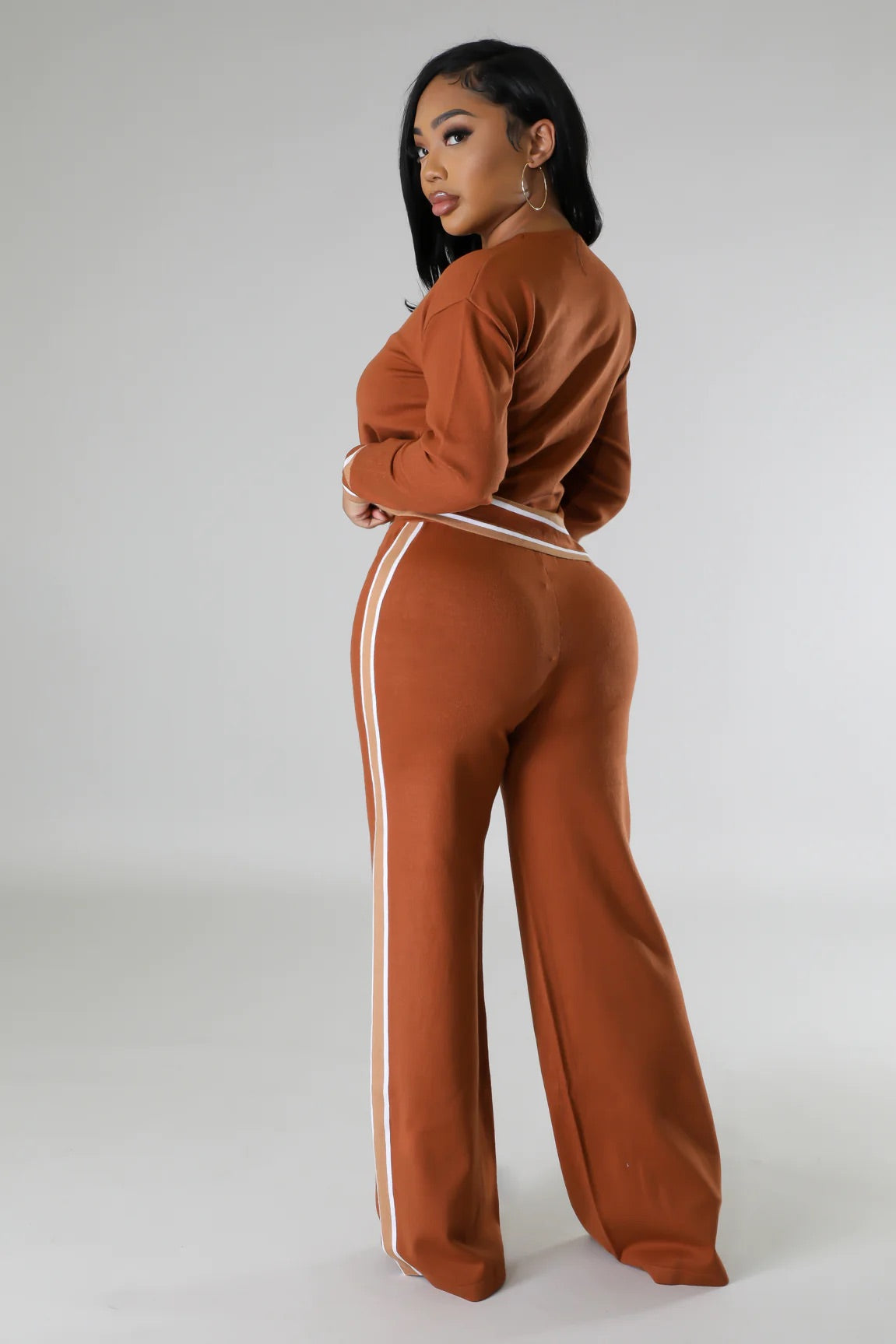 Micella Pant Set Rust - Ali’s Couture
