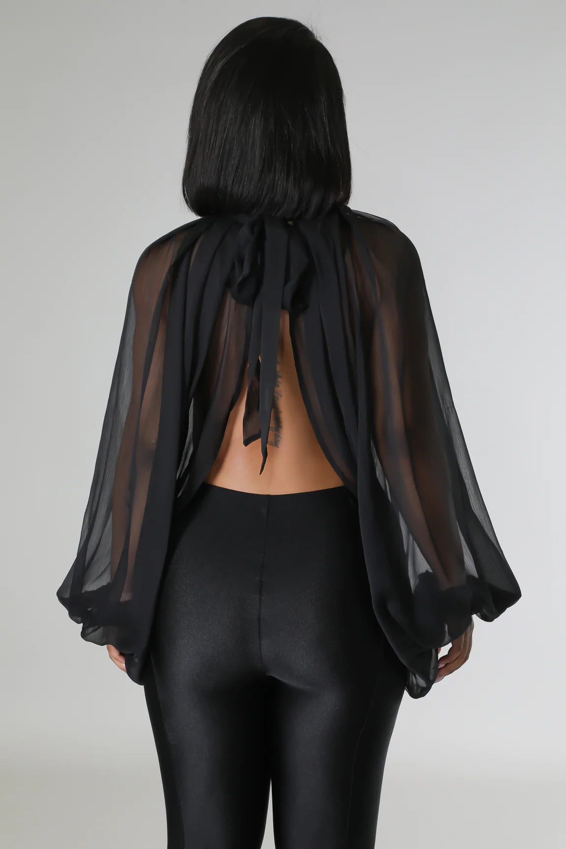 Go With The Flow Top Black - Ali’s Couture