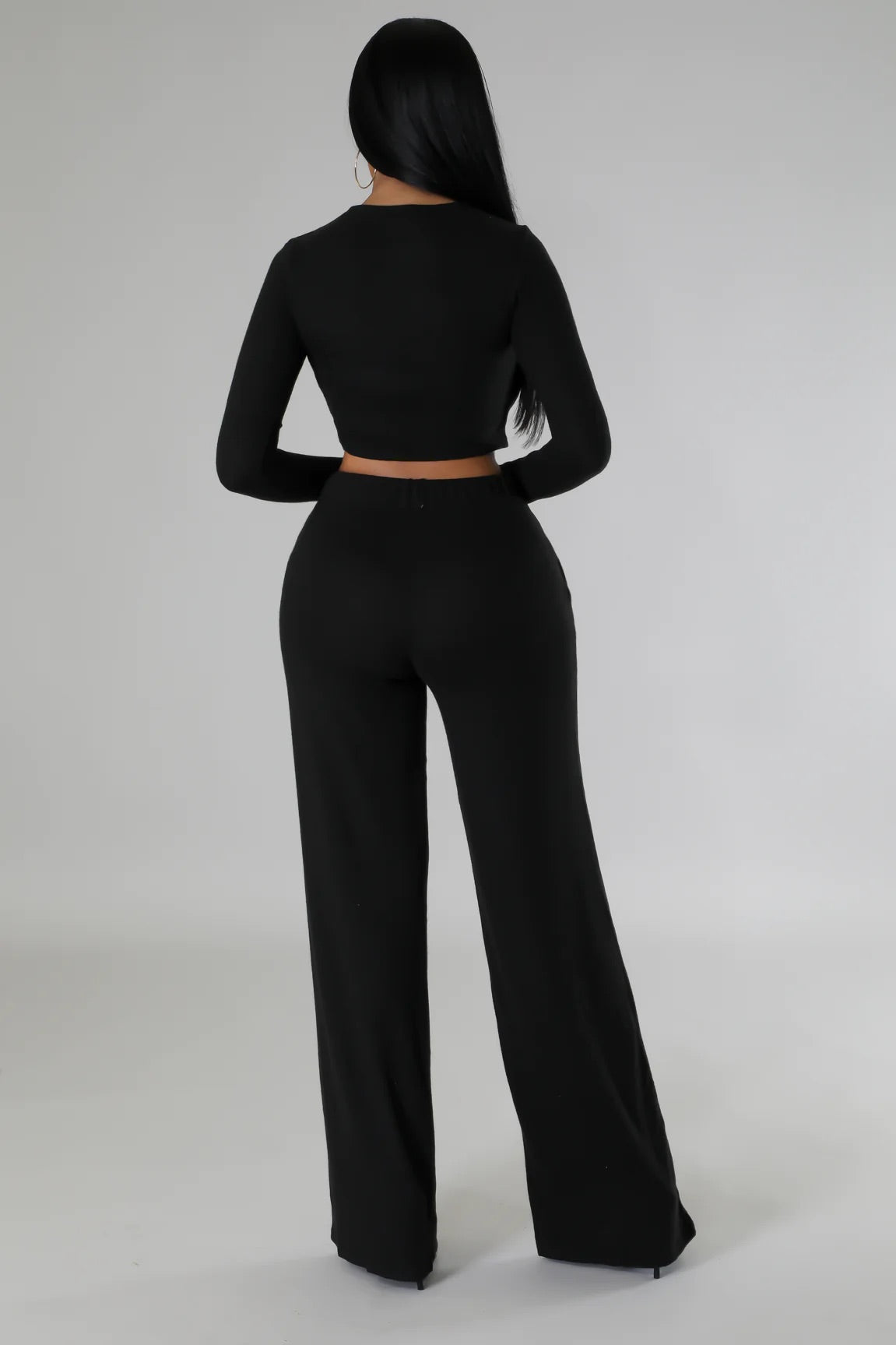 Big On Comfort Pant Set Black - Ali’s Couture
