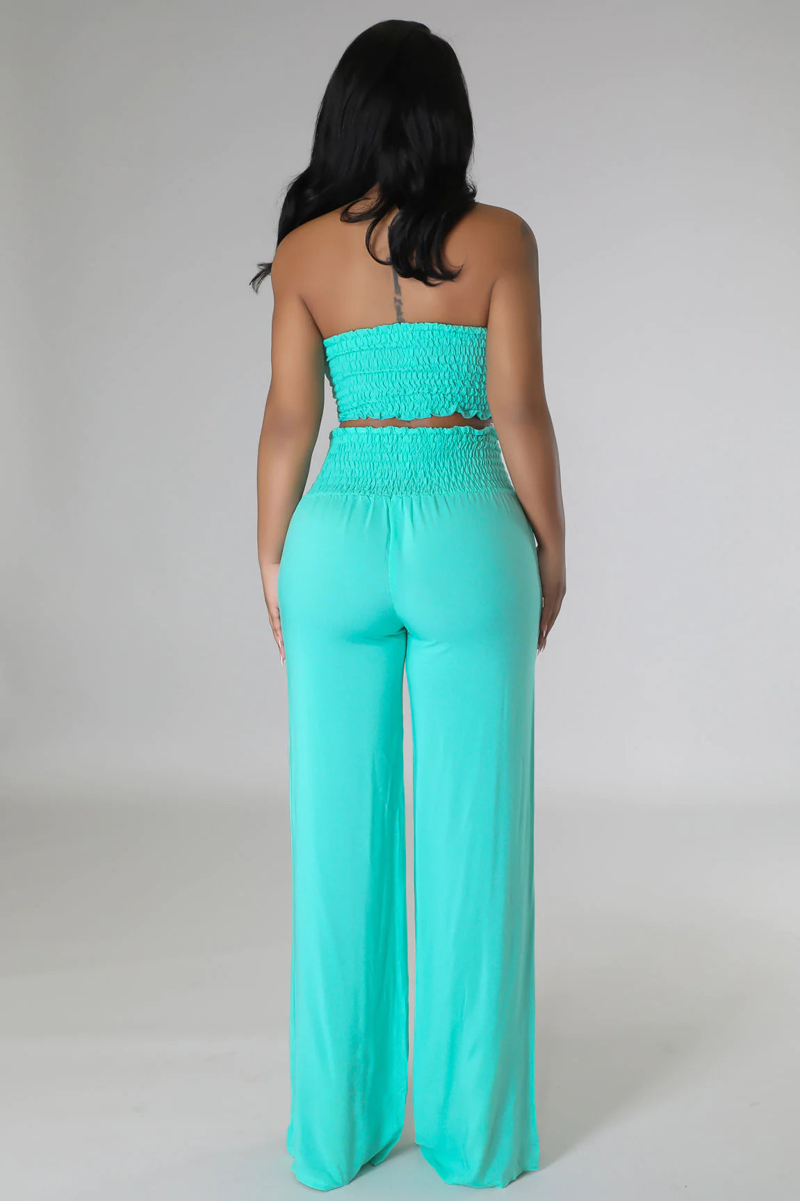 Sail Away Pant Set Seafoam - Ali’s Couture