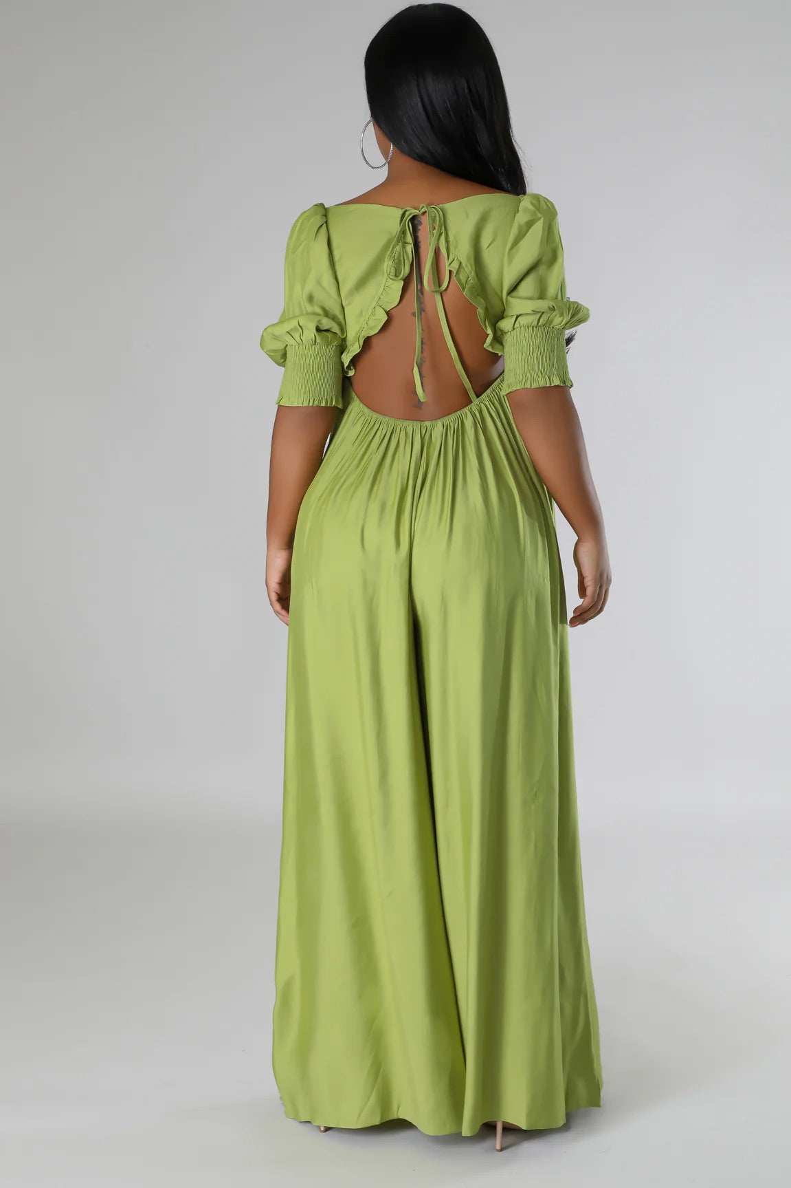 Nalani Jumpsuit Kiwi - Ali’s Couture