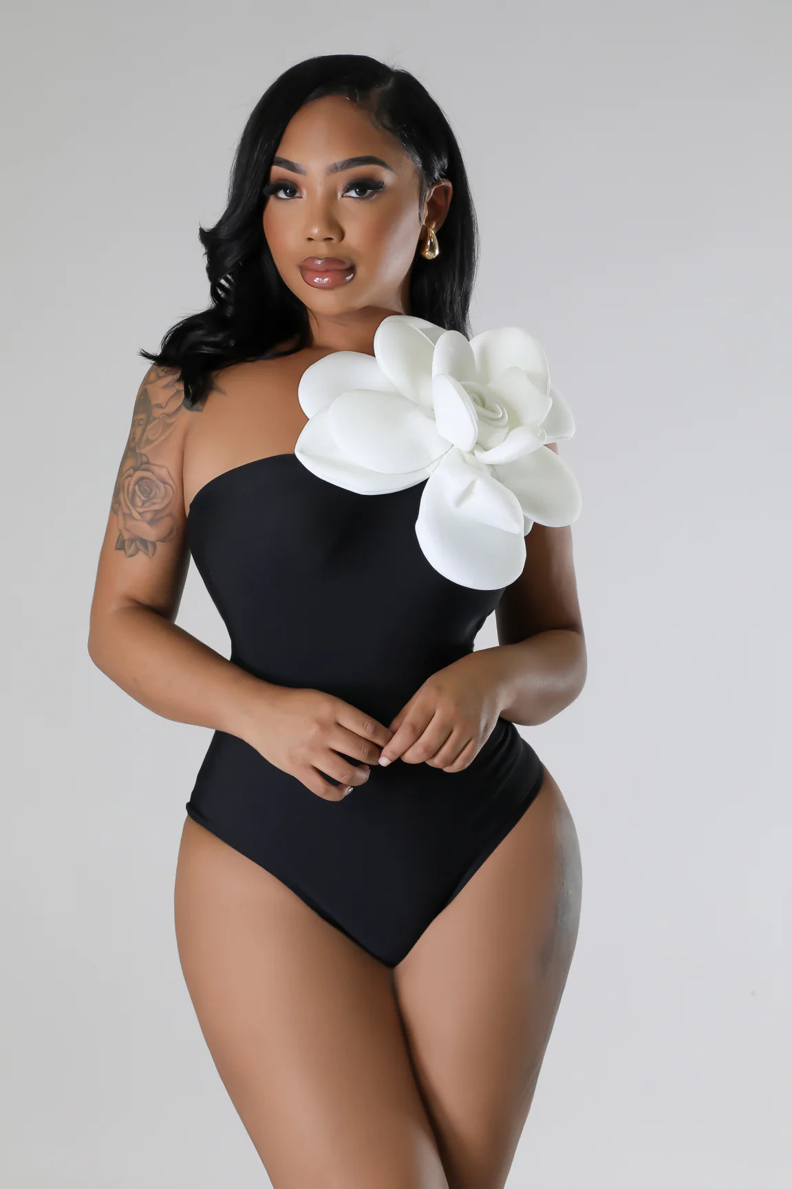 Osiria Rose Swimsuit Multi Black - Ali’s Couture