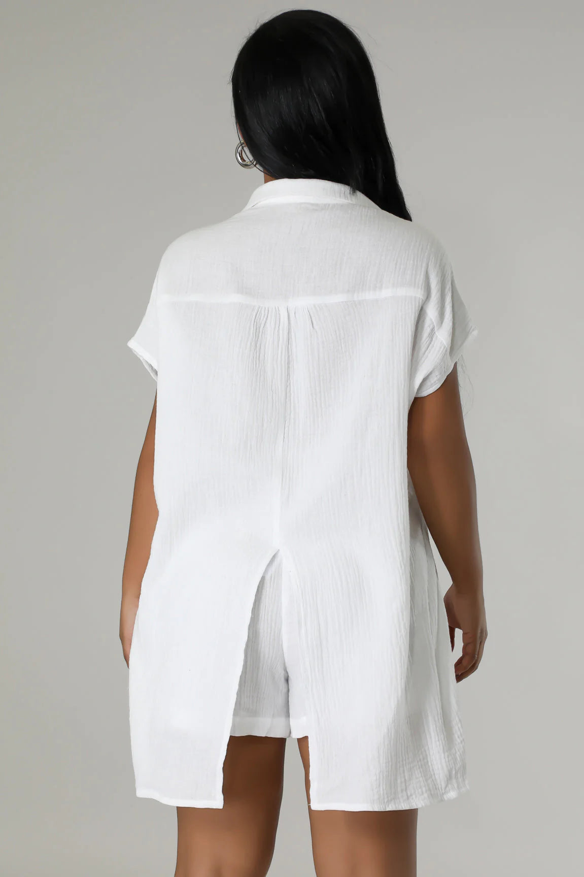 Cali Cove Short Set White - Ali’s Couture