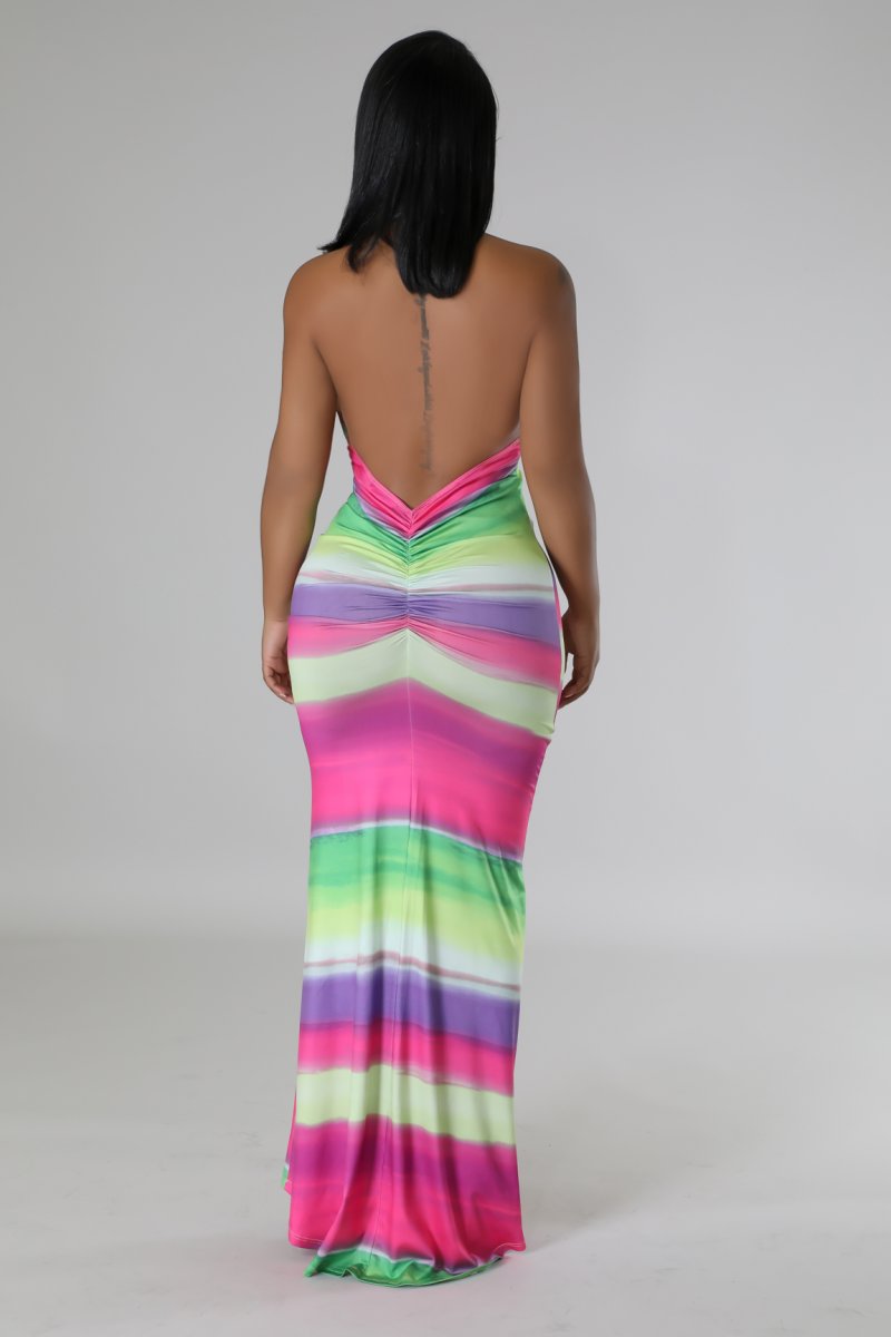 Cabo Escape Maxi Dress Multicolor - Ali’s Couture