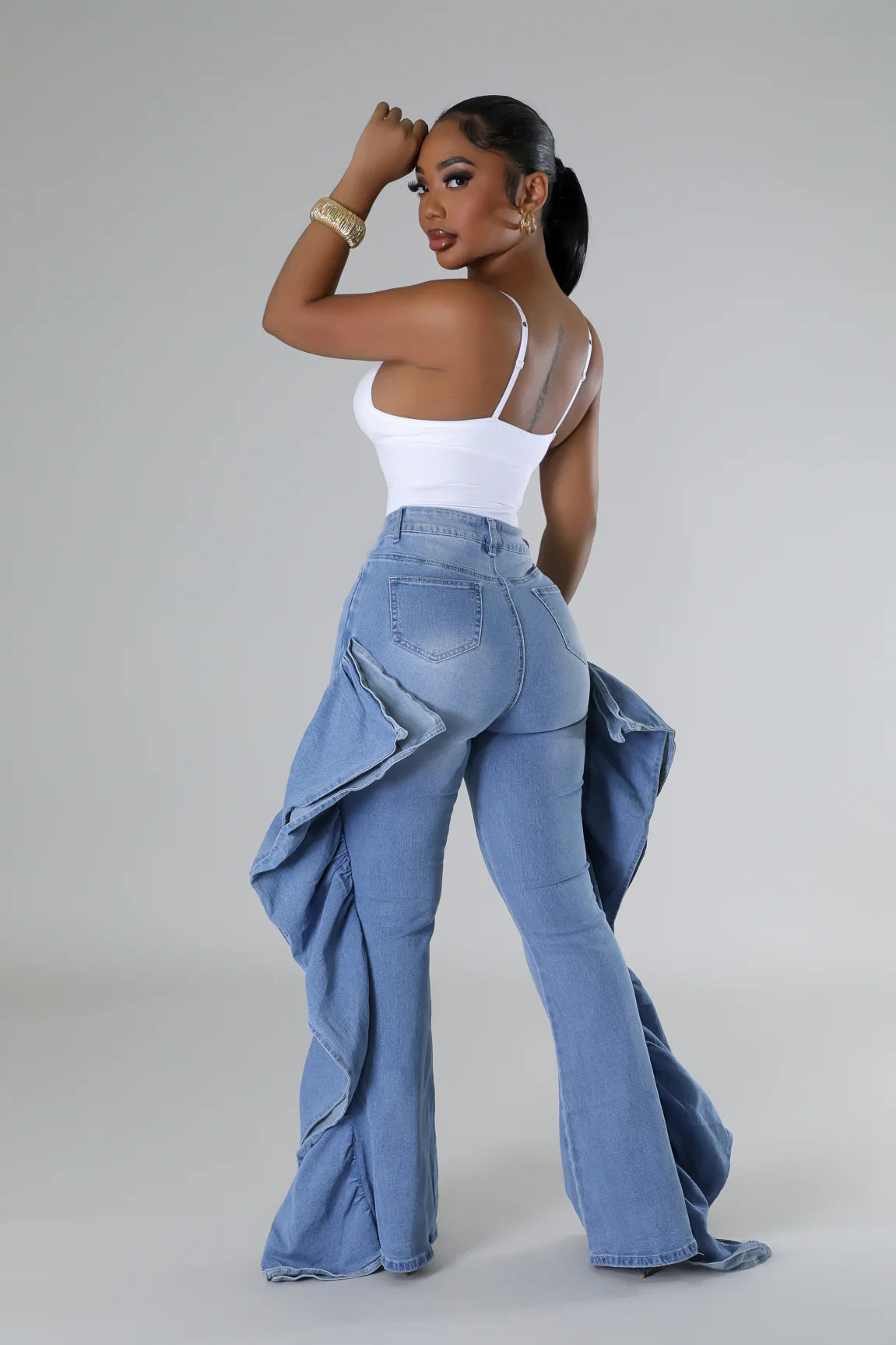 Core Basic Bodysuit White - Ali’s Couture