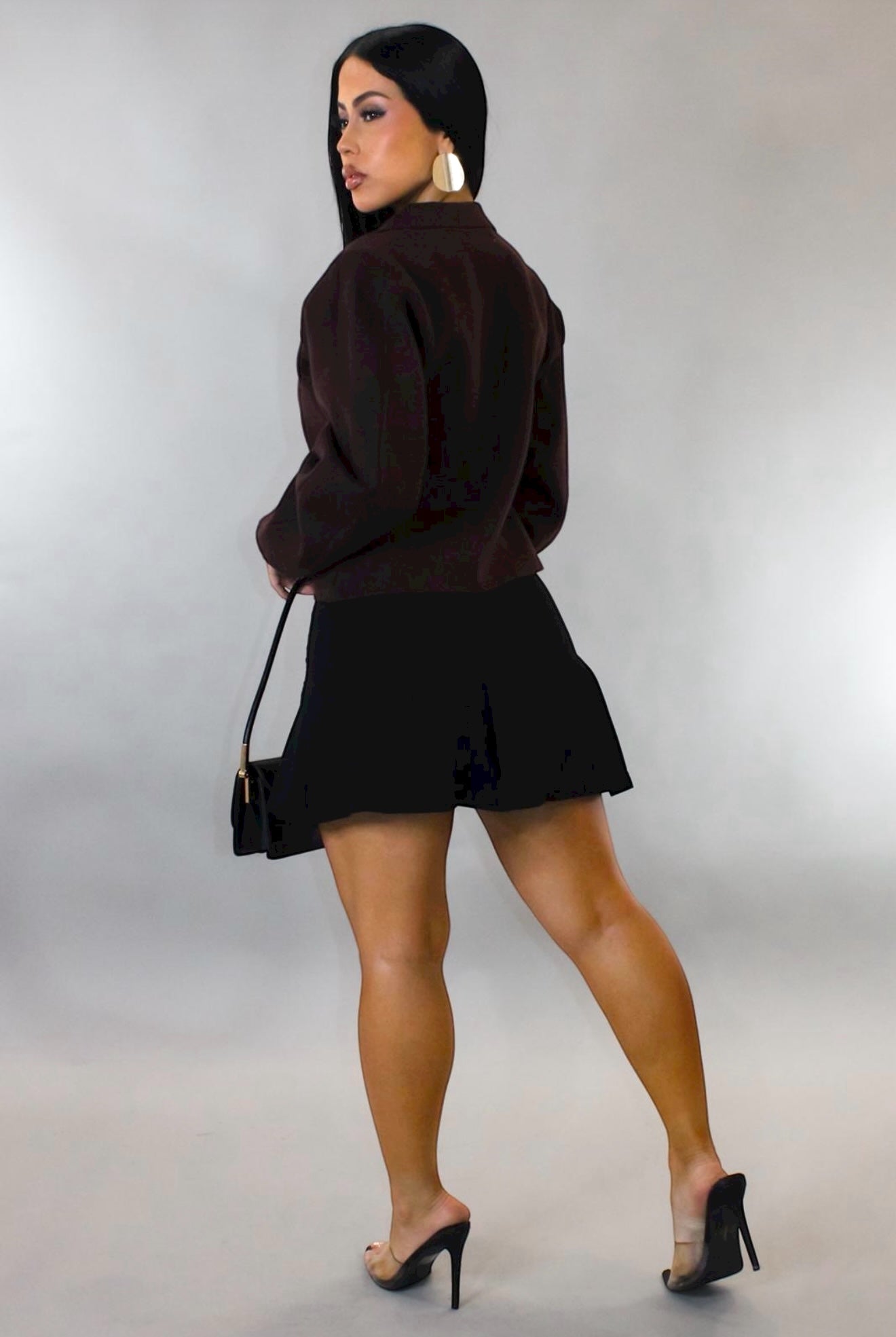 Fenna Knit Cardigan Chocolate