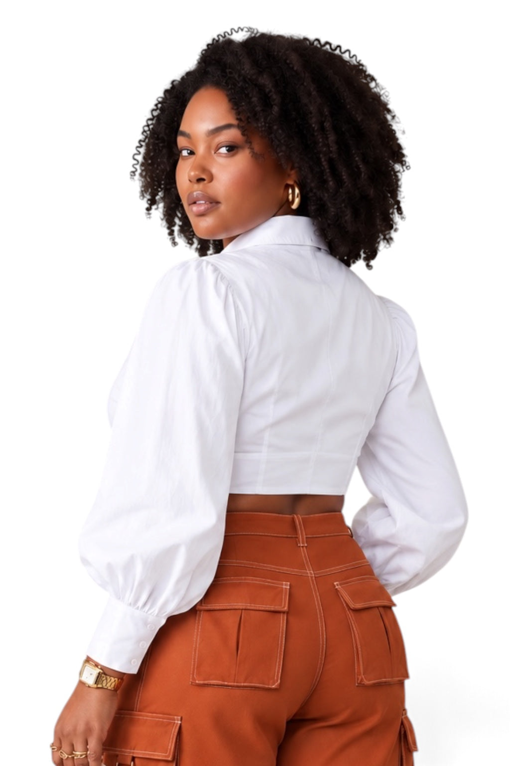 Marisle Crop Top White