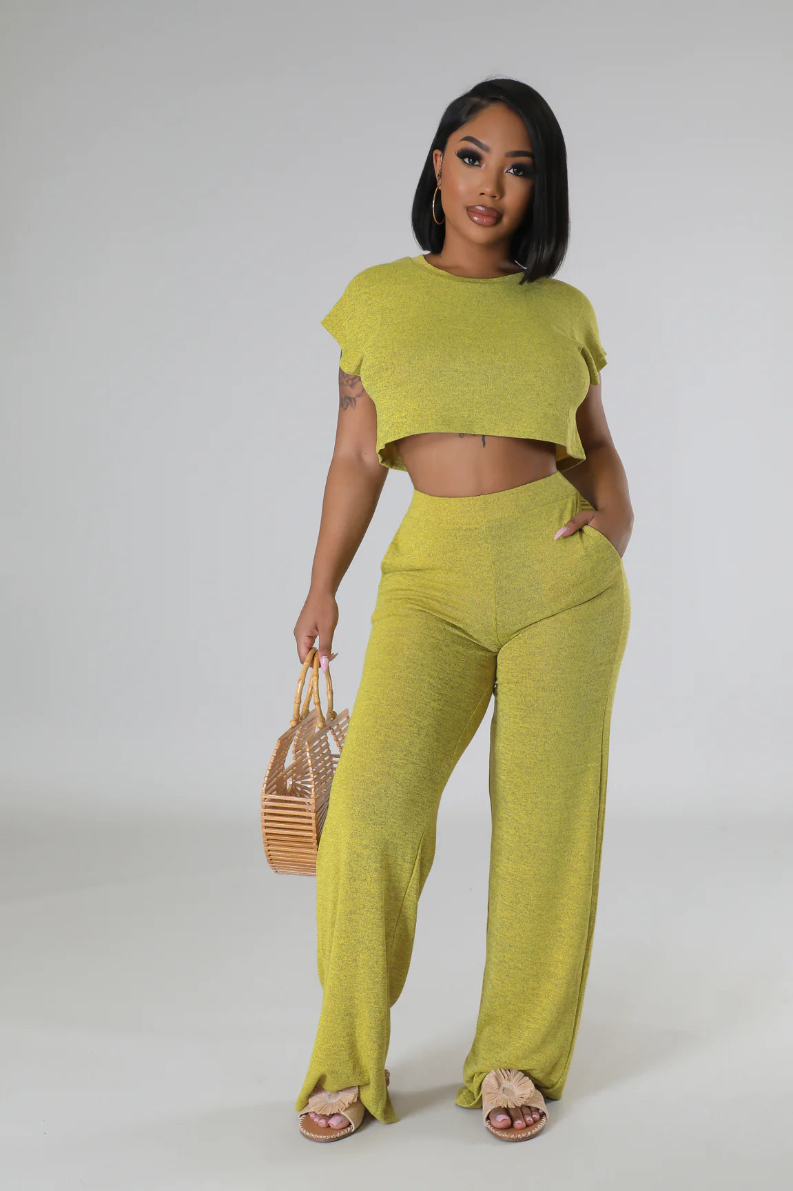 Southern Comfort Pant Set Yellow - Ali’s Couture