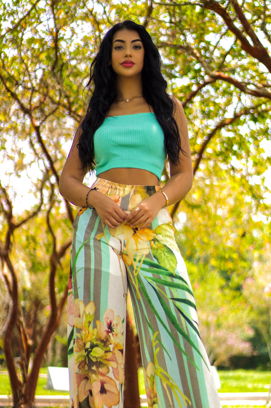 Take Me To Rio Tropical Pants Multicolor - Ali’s Couture
