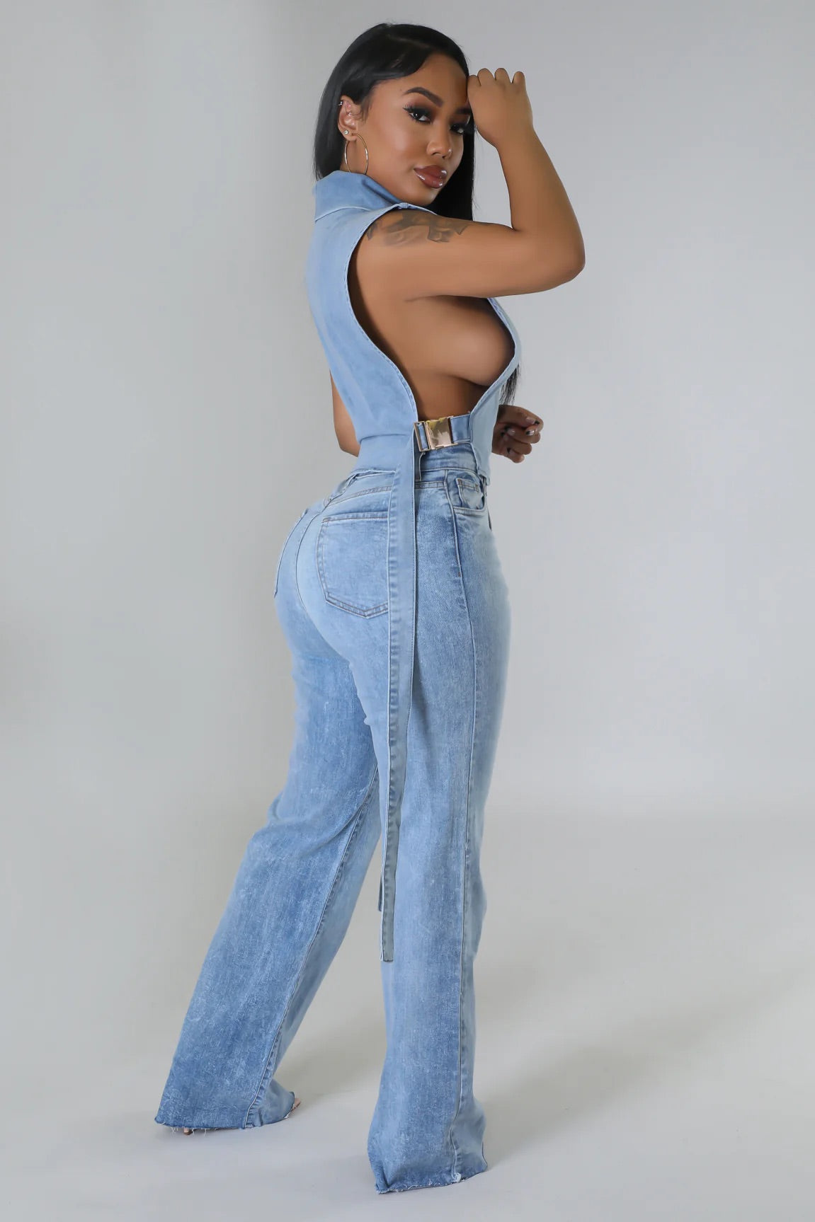 Retro High Rise Jeans Medium Wash - FINAL SALE - Ali’s Couture