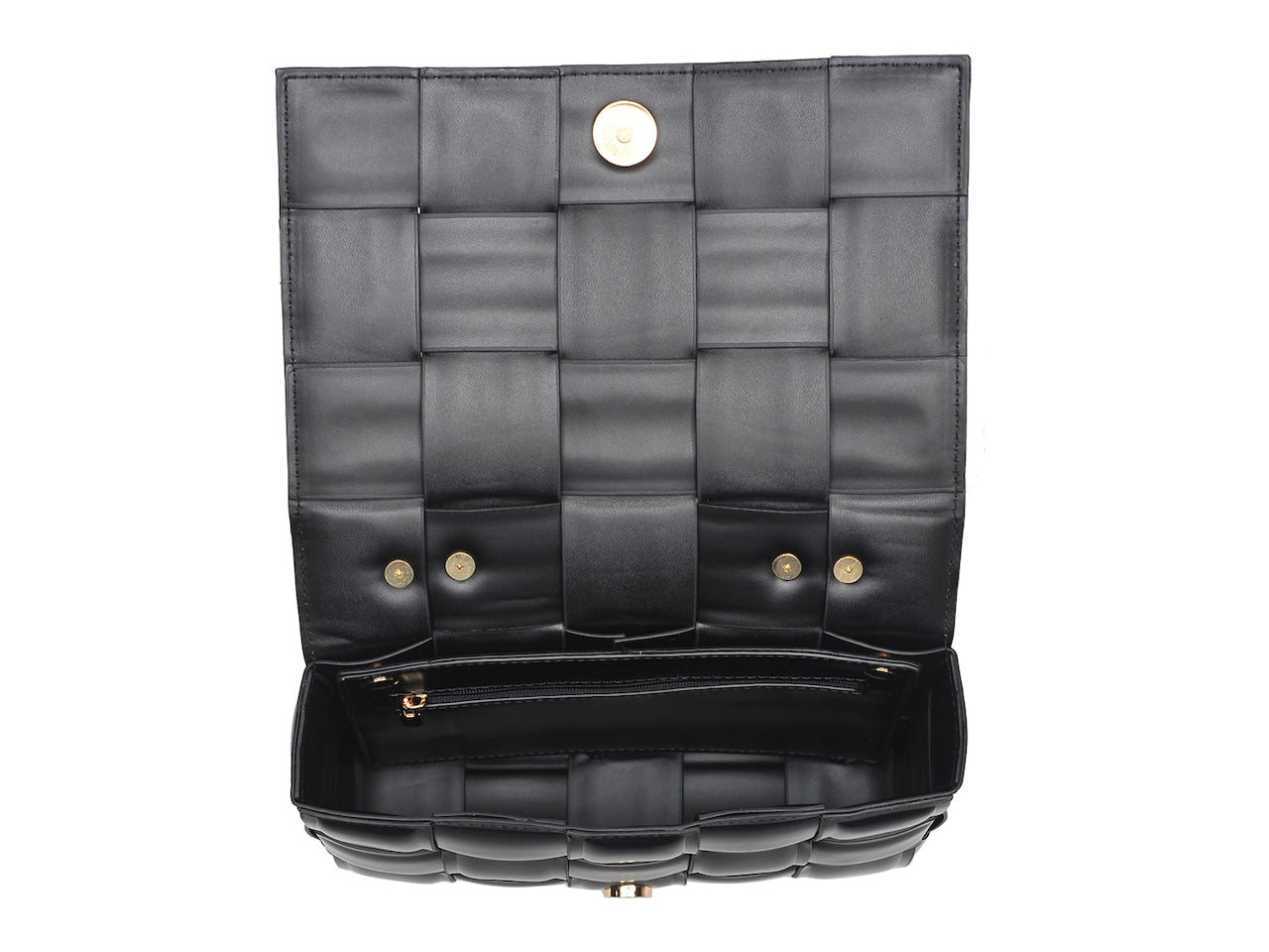 Bibi Woven Crossbody Bag Black - Ali’s Couture