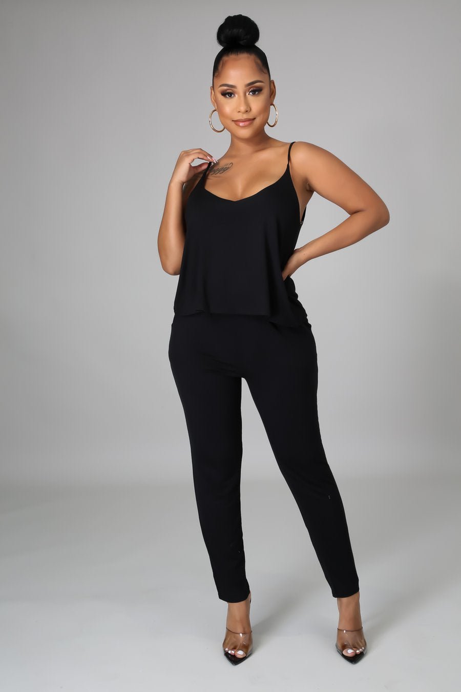 Rylee Jumpsuit Black - Ali’s Couture