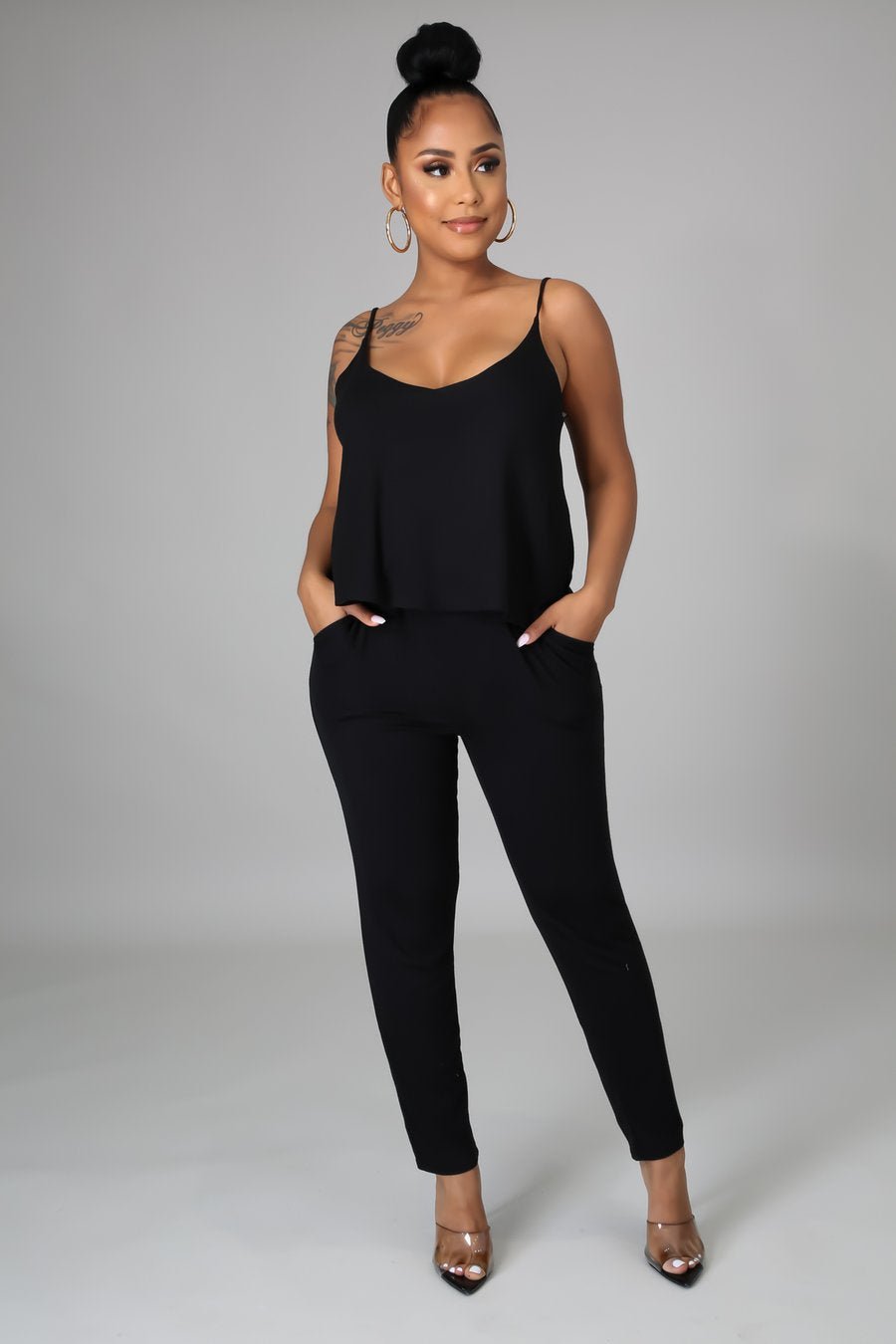 Rylee Jumpsuit Black - Ali’s Couture