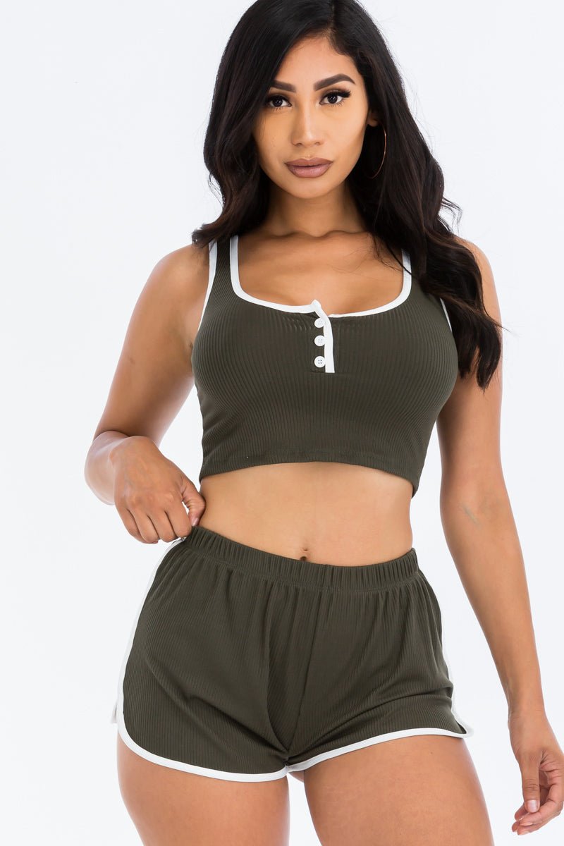 Tik Tok Short Set - FINAL SALE - Ali’s Couture