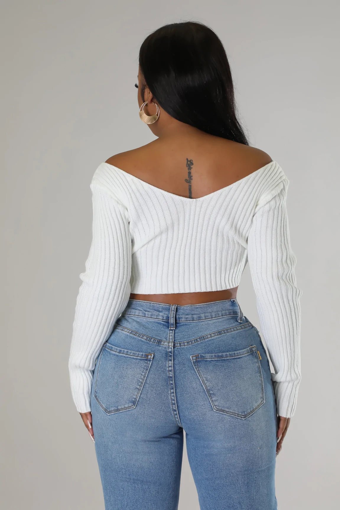 Warm Wishes Knit Sweater Winter White - Ali’s Couture