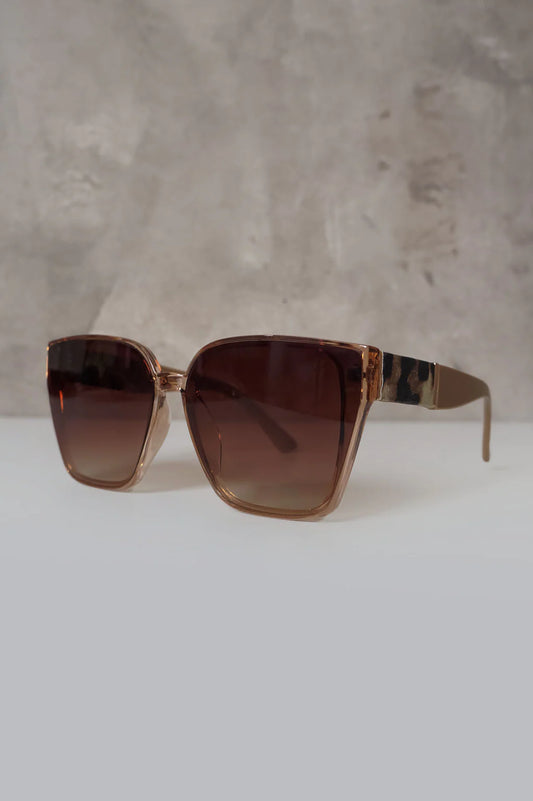 Shady Lady Sunglasses Light Brown - Ali’s Couture 