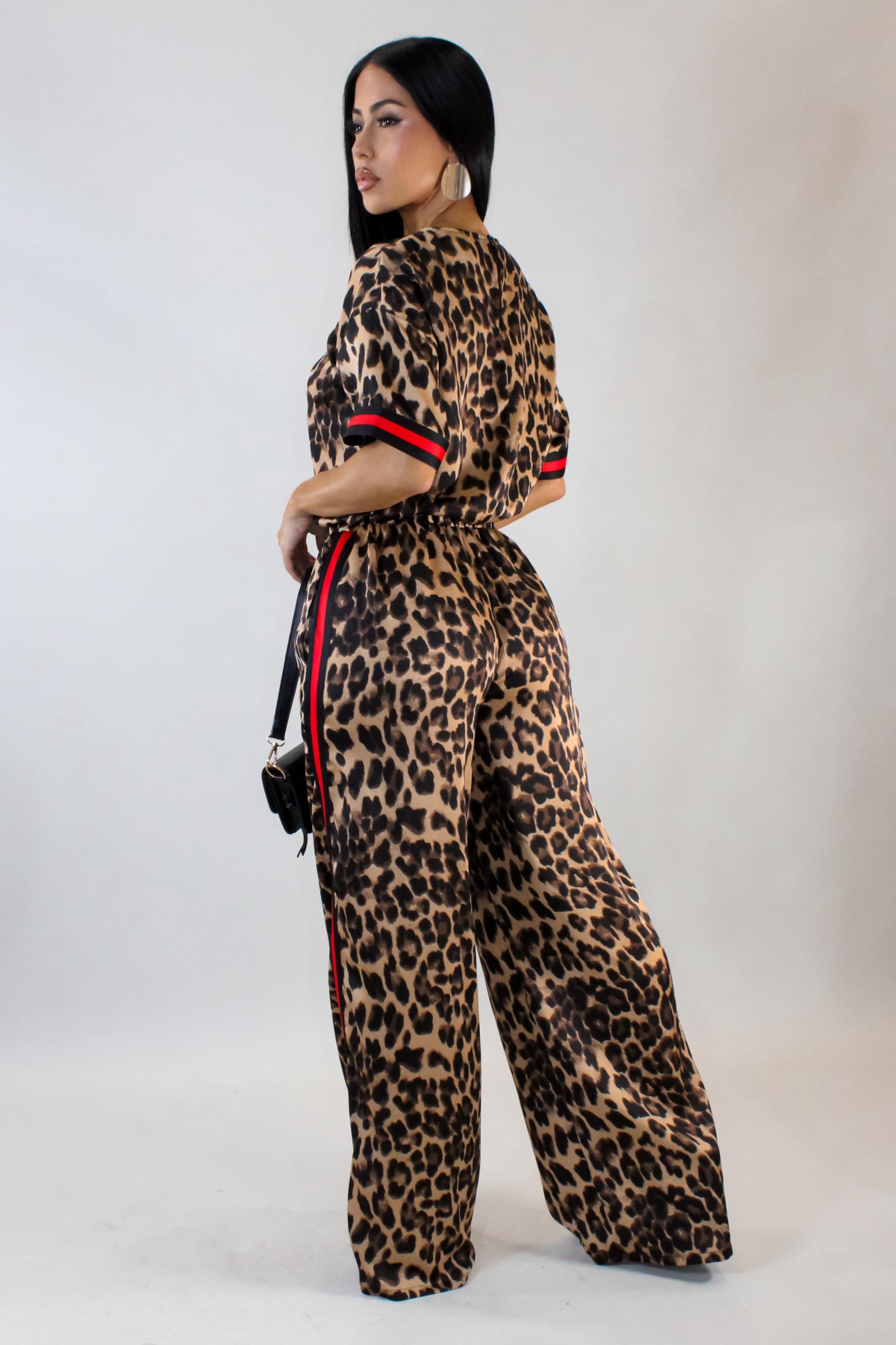 Safari Girl Leopard Print Pant Set - Ali’s Couture