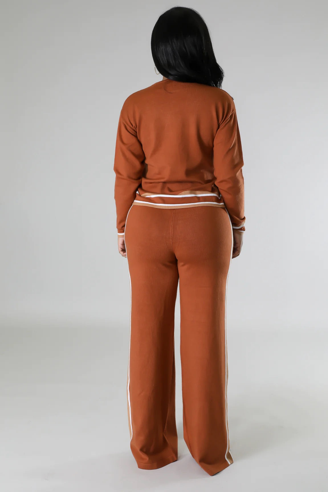 Micella Pant Set Rust - Ali’s Couture 