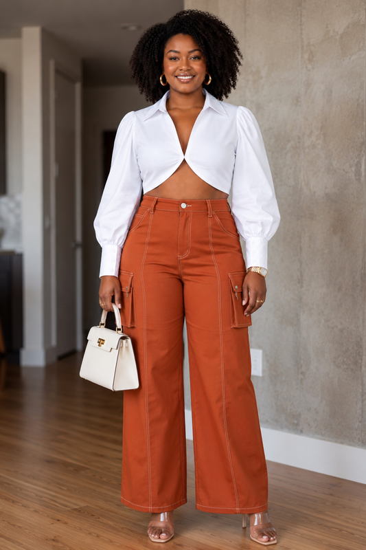 Marisle Crop Top White - Ali’s Couture