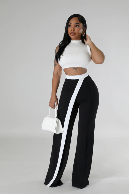 Leva High Waisted Pants Black - Ali’s Couture 