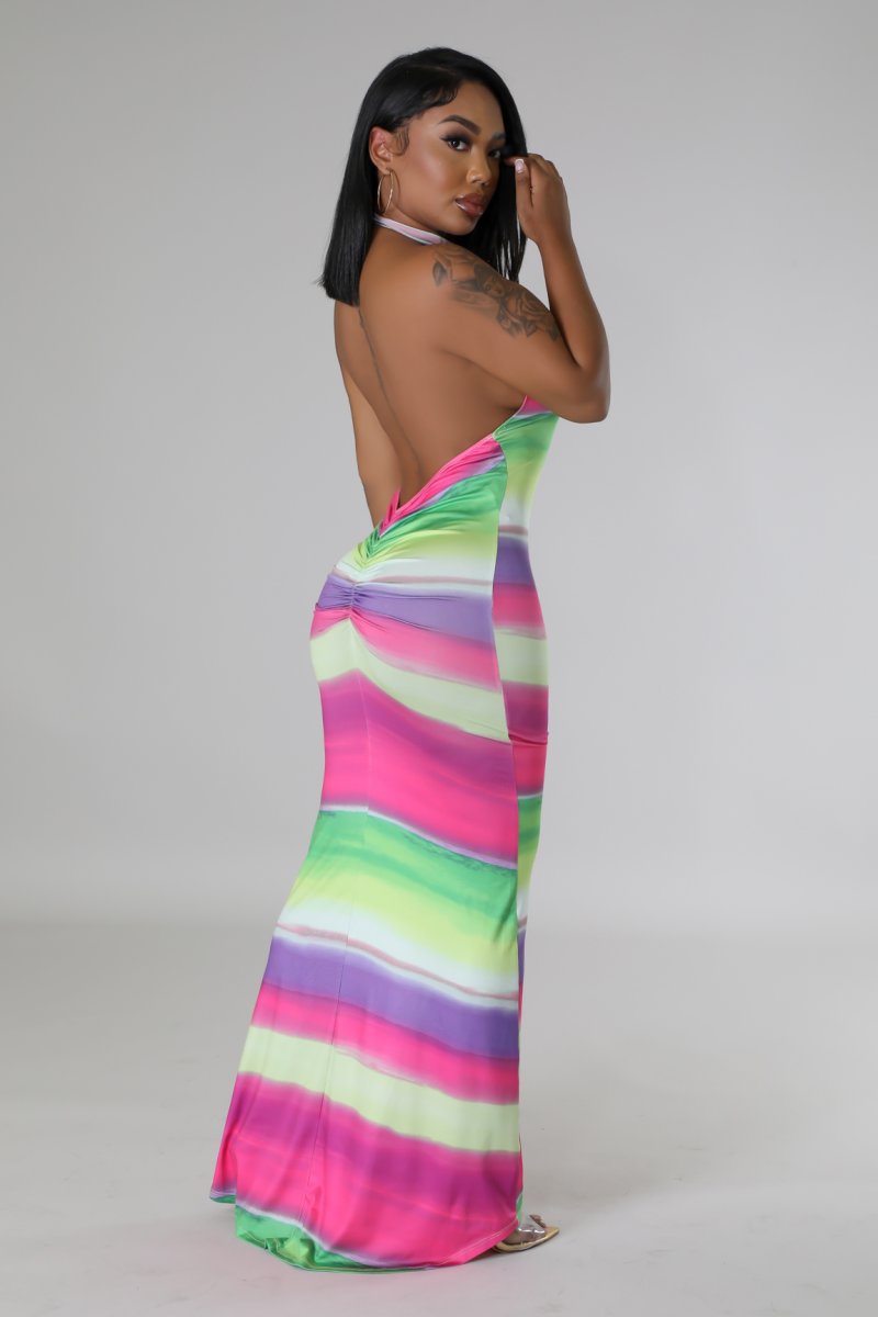 Cabo Escape Maxi Dress Multicolor - Ali’s Couture 