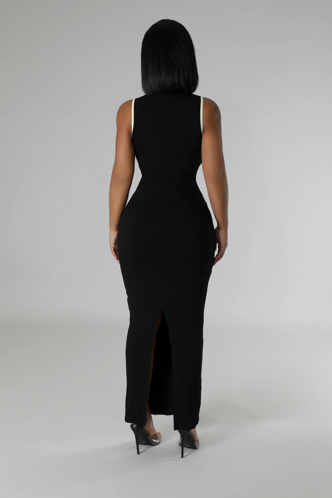 Eloise Midi Dress Black - Ali’s Couture 