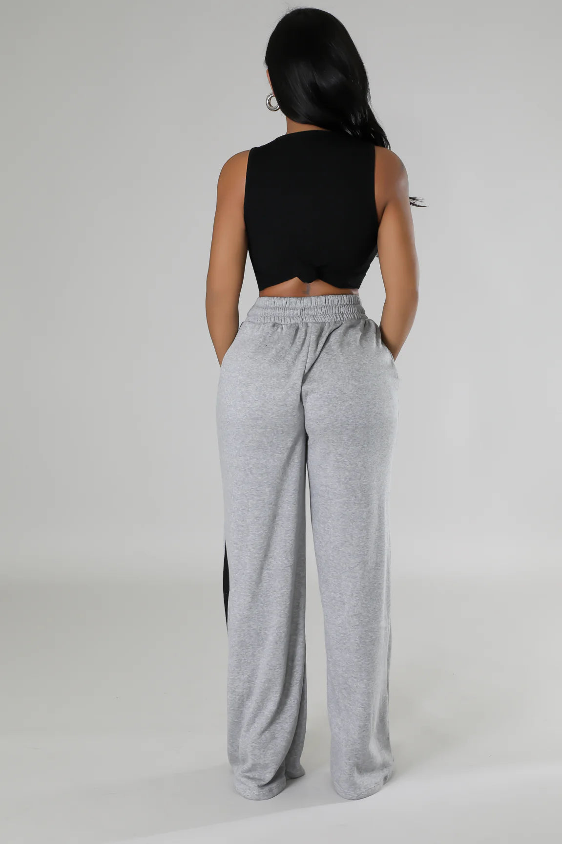 Casual Affair Sweat Pants Grey - Ali’s Couture 