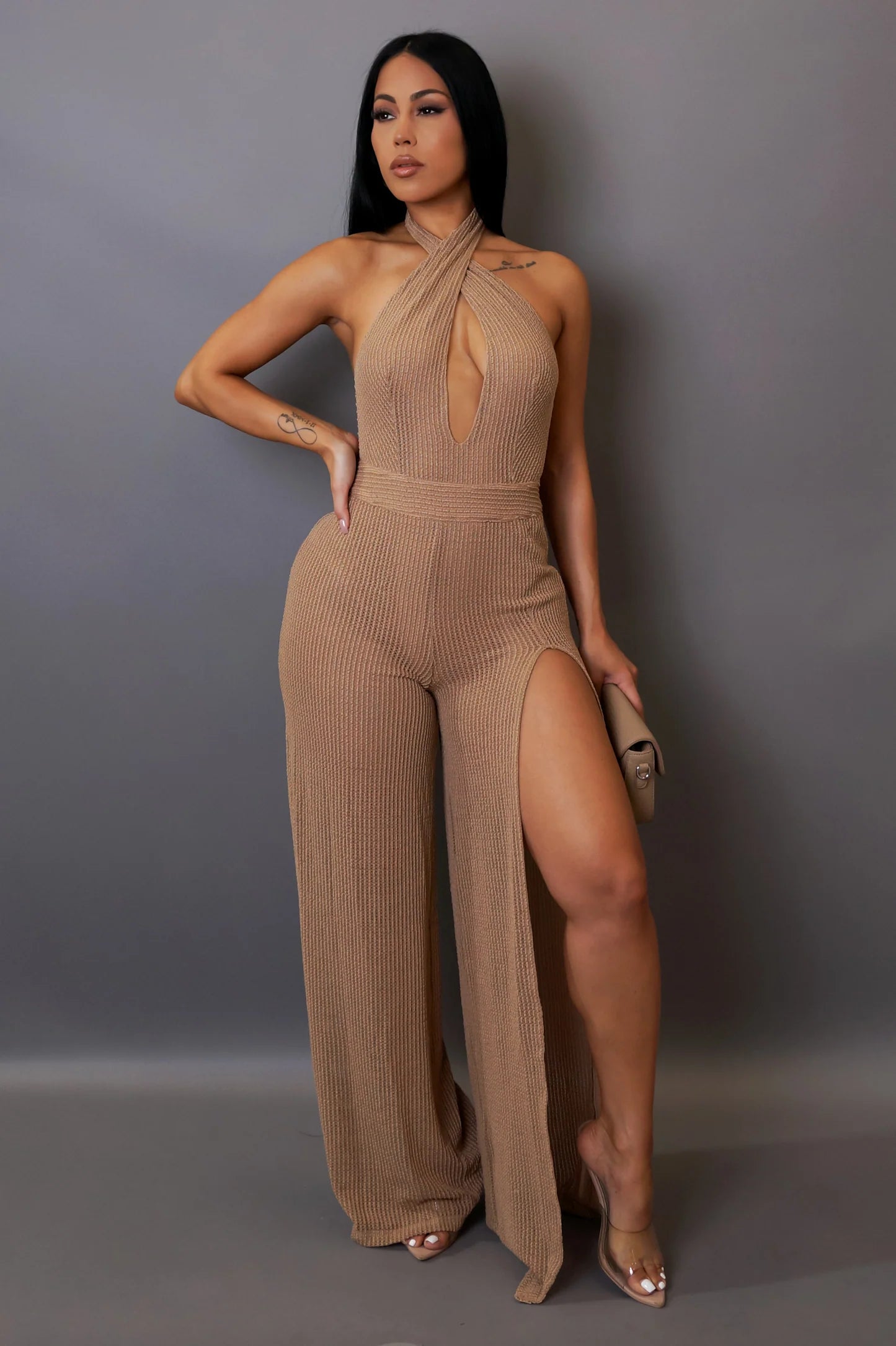 Endless Vacay Jumpsuit Nude - Ali’s Couture