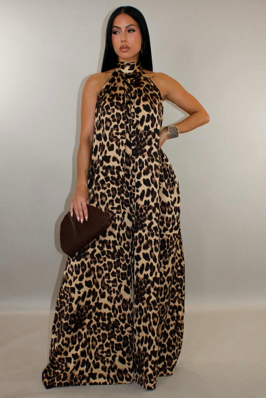 Wild Whisper Animal Print Jumpsuit
