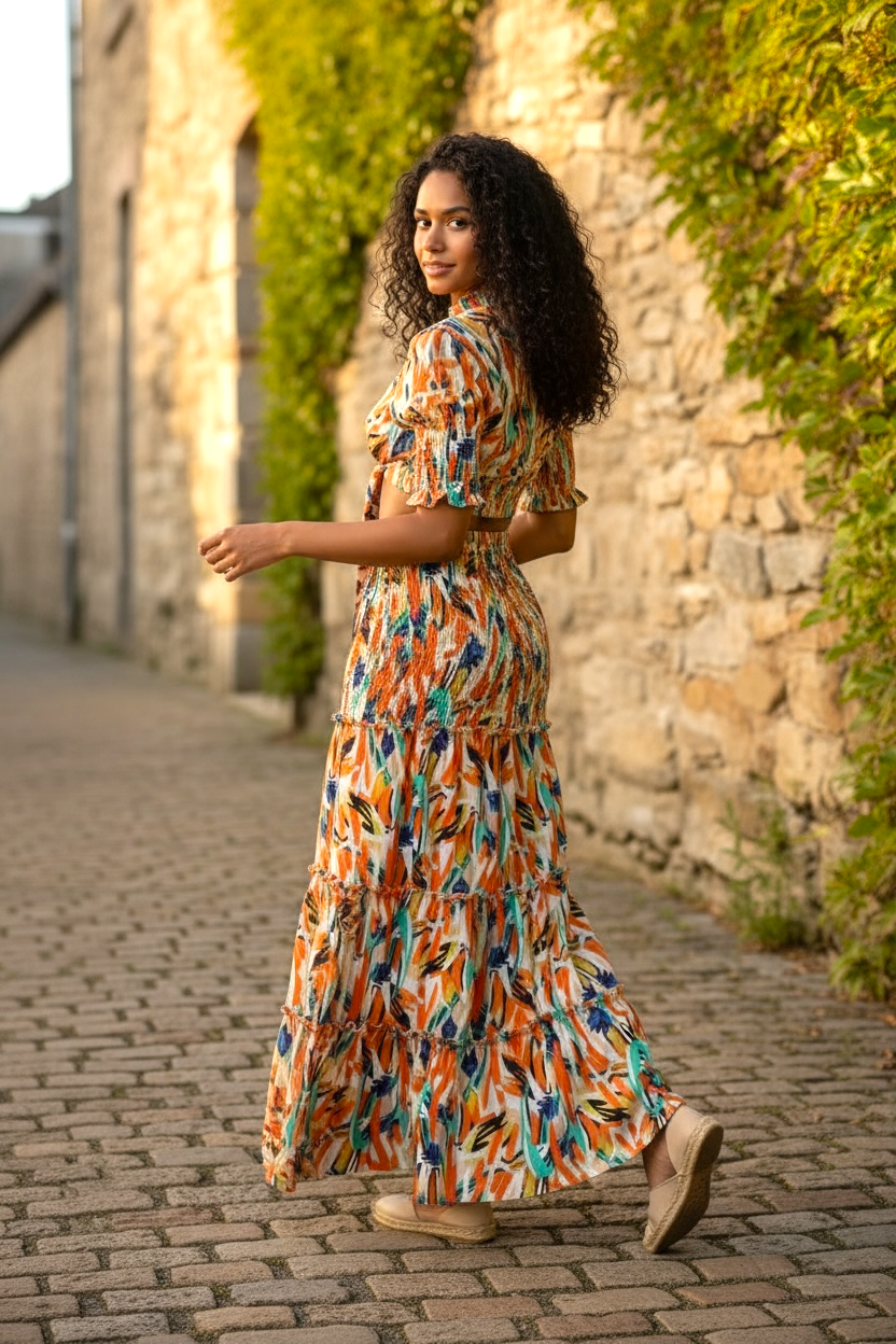 Cairo Skirt Set Multicolor - Ali’s Couture