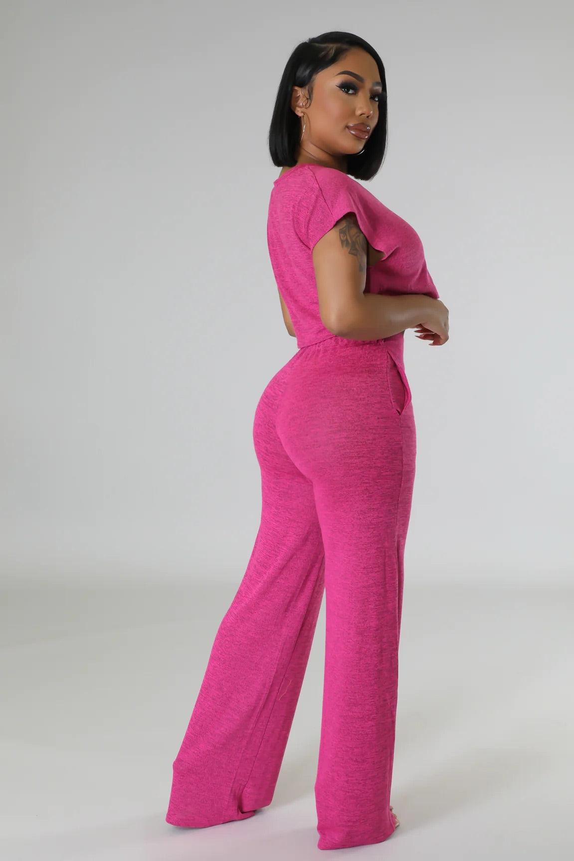 Southern Comfort Pant Set Hot Pink - Ali’s Couture 