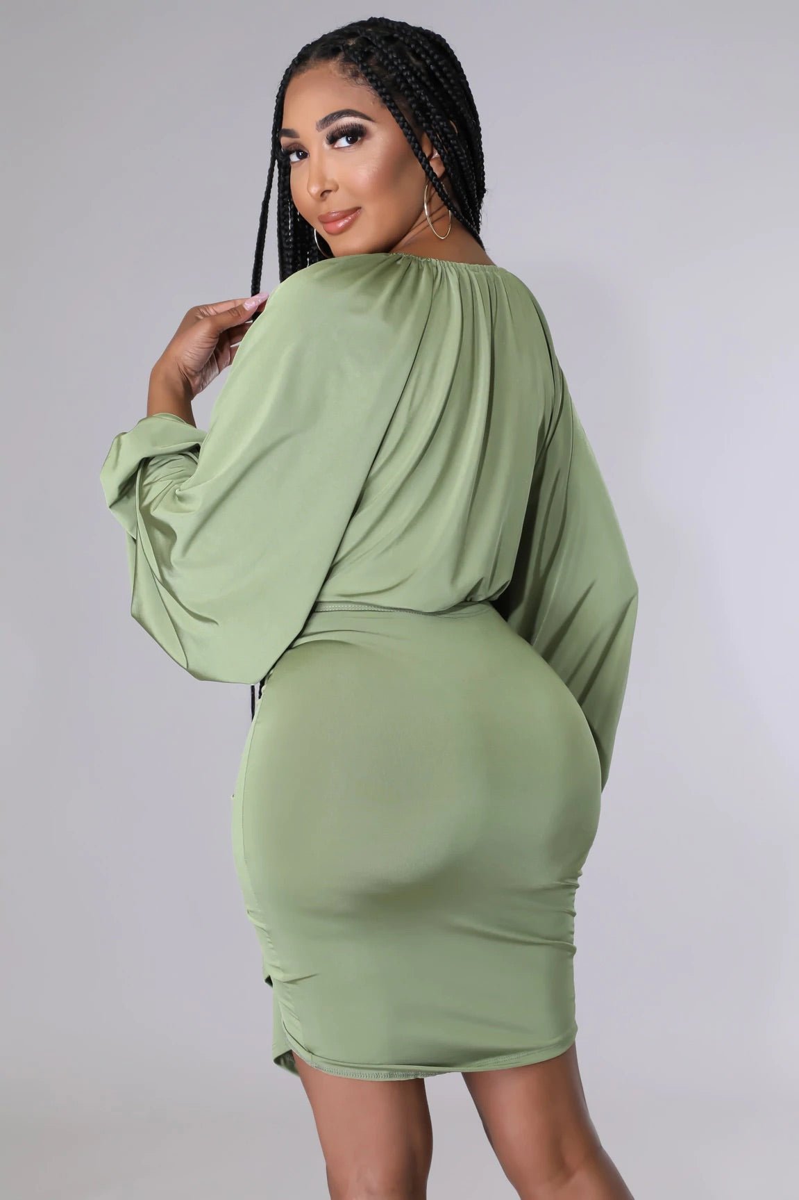 Emilia Skirt Set Sage - FINAL SALE - Ali’s Couture 