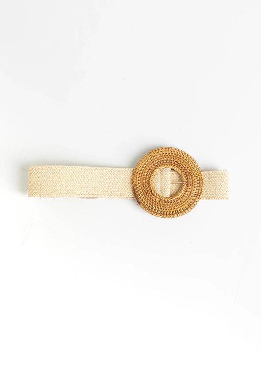 Getaway Bamboo Belt Ivory - Ali’s Couture 