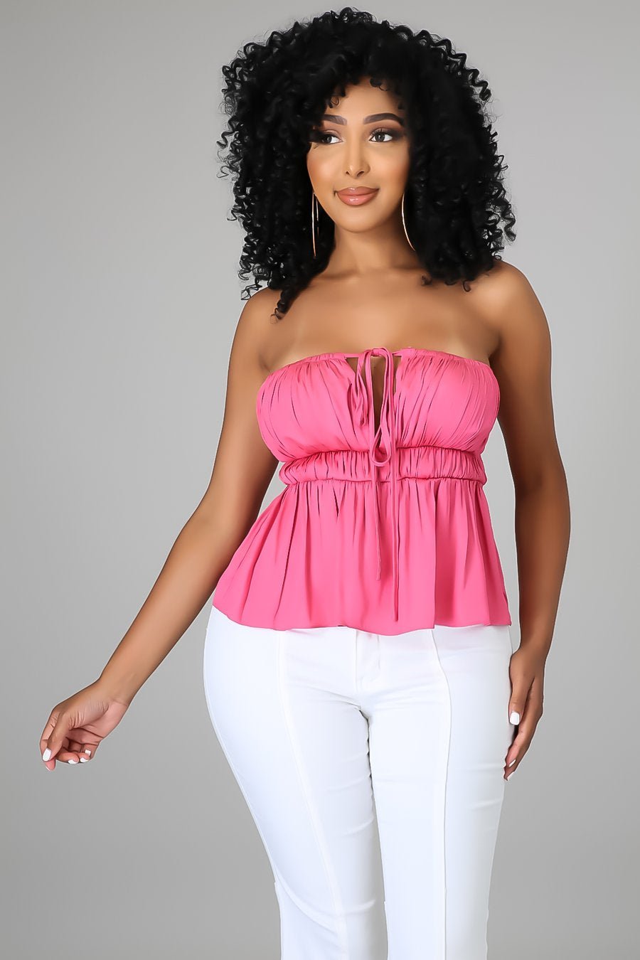 Julissa Top Pink - Ali’s Couture 