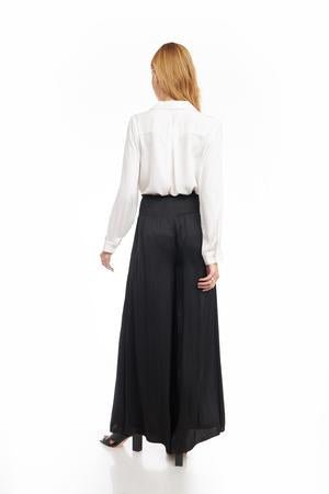 Lily High Waisted Palazzo Pants Black - Ali’s Couture 