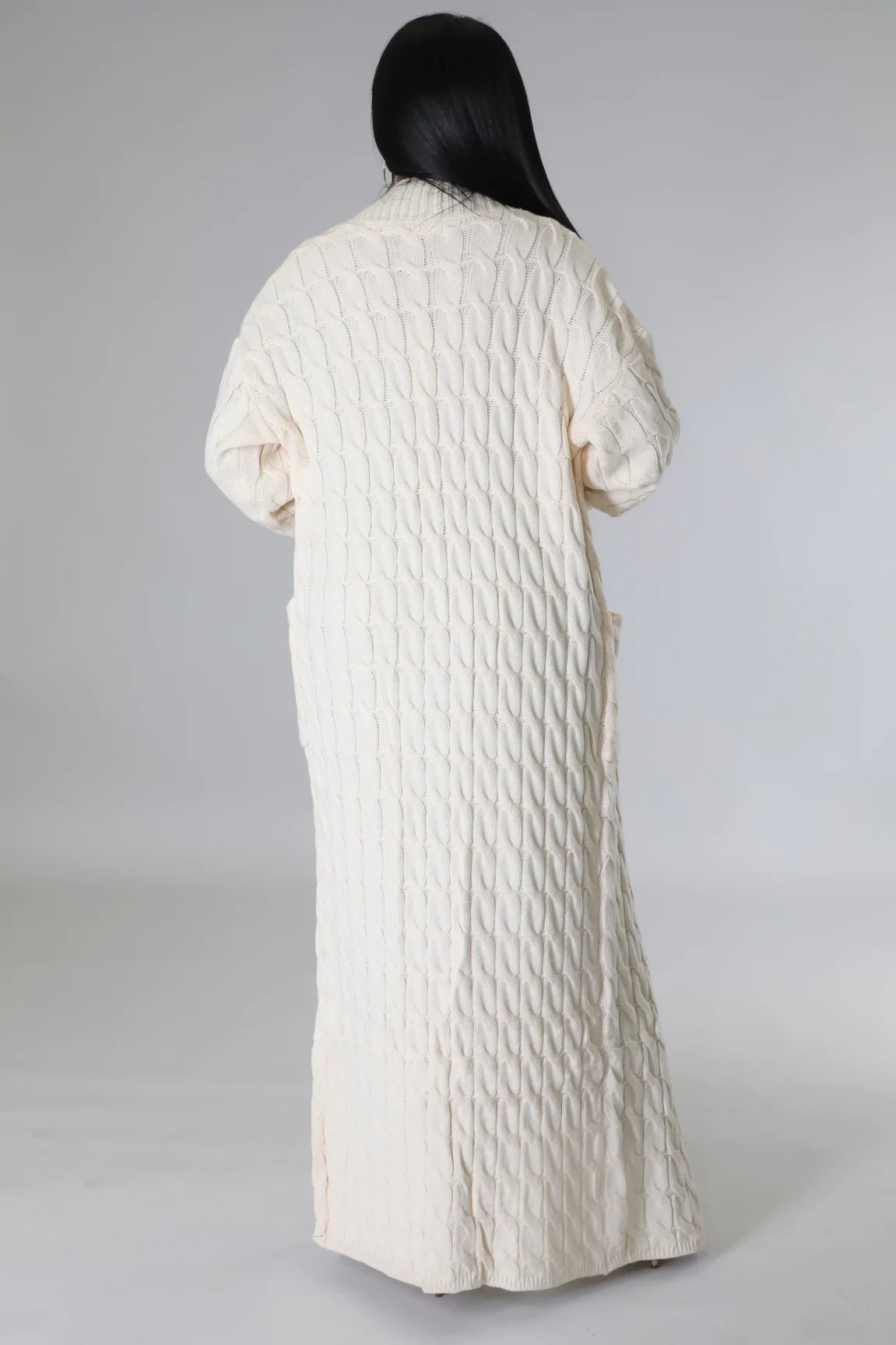 Living Cozy Knit Cardigan Ivory - Ali’s Couture 