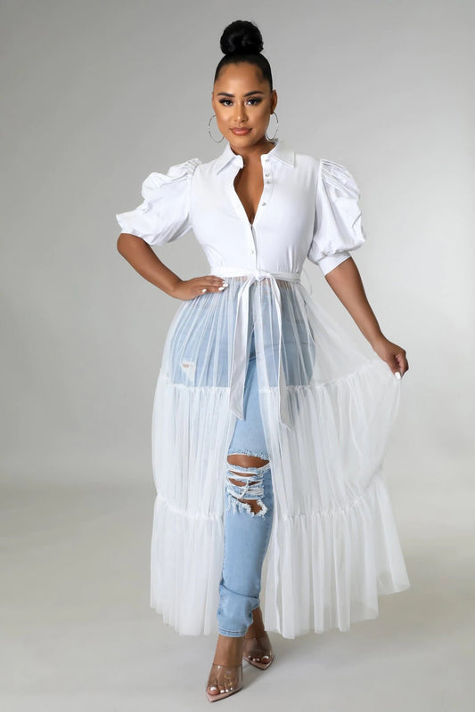 Queen Of Brunch Top White - FINAL SALE - Ali’s Couture 