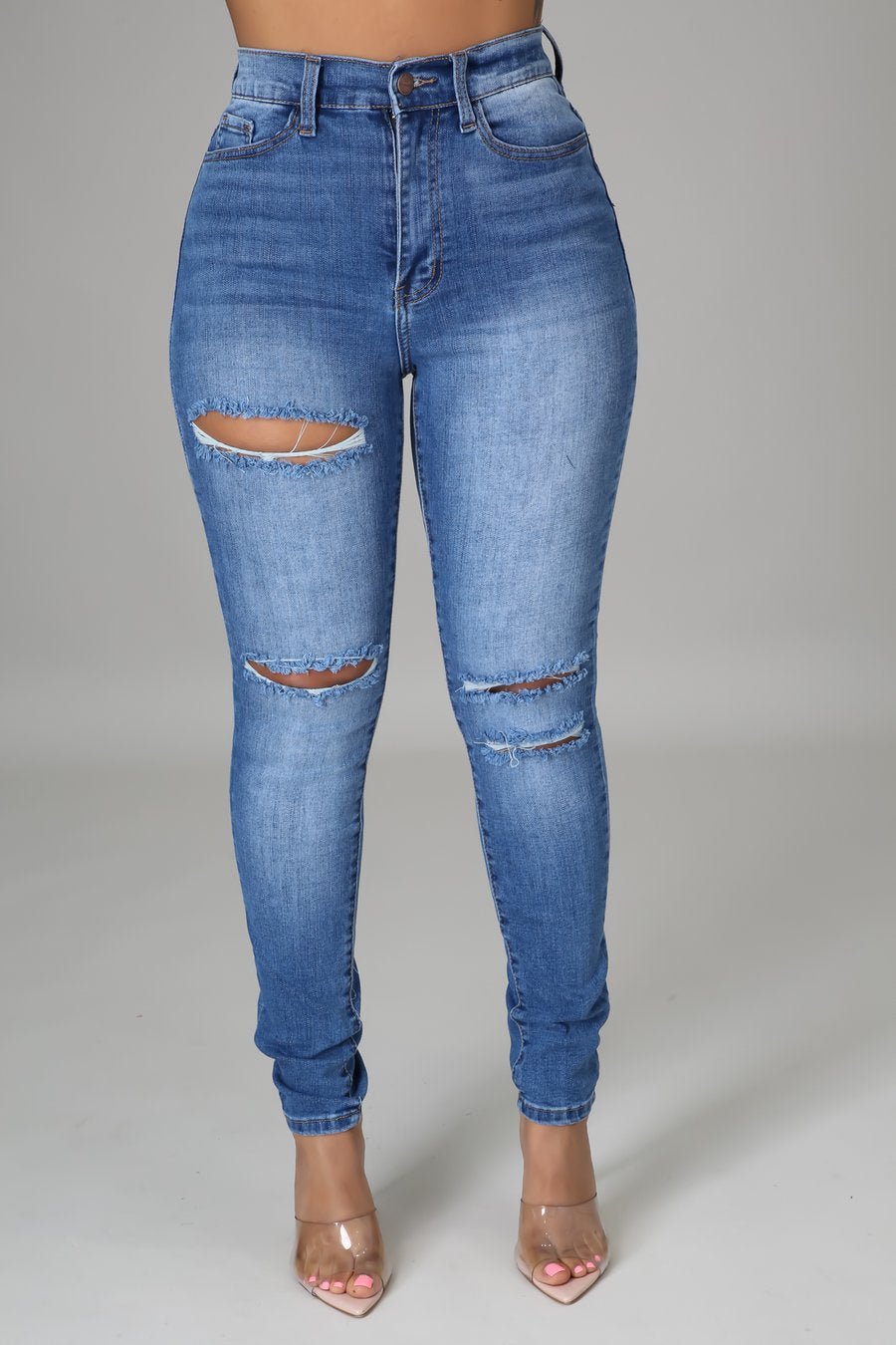 XO Jeans Medium Wash - Ali’s Couture 